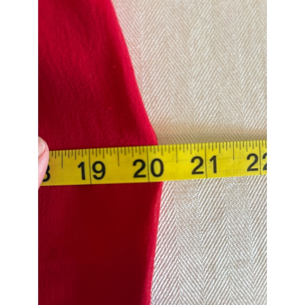 BCBGMaxazria Red Silk Gown Strapless Ruffle Tiered Formal Dress Y2K 100% Silk - Picture 15 of 16